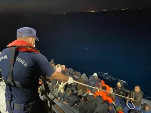 İZMİR (AA) – İzmir'in Dikili ilçesi açıklarında Yunanistan unsurlarınca Türk