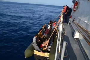 İZMİR (AA) – İzmir'in Karaburun ilçesi açıklarında, Yunanistan unsurlarınca Türk