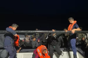 İZMİR (AA) – İzmir'in Foça ilçesi açıklarında Yunanistan unsurlarınca Türk