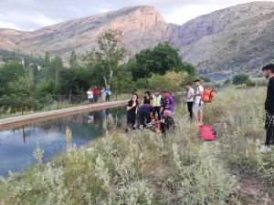 KONYA (AA) – Konya'nın Halkapınar ilçesinde su kanalında 2 kişi