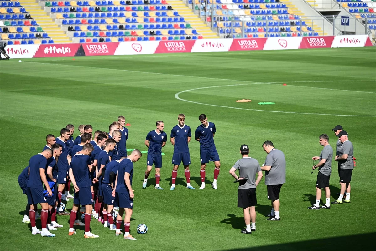 Letonya Milli Takımı, Türkiye maçının hazırlıklarını tamamladı