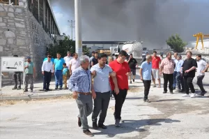 MERSİN (AA) – Mersin'de, Silifke Organize Sanayi Bölgesi'ndeki (OSB) mobilya