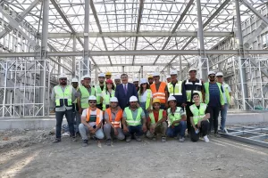 HATAY (AA) – Sağlık Bakanı Fahrettin Koca, Hatay’da inşaat çalışmaları