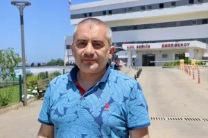 TRABZON (AA) – Trabzon'da, evlerinin bahçesinde oynarken yorgun mermi isabet