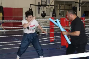 KASTAMONU (AA) – BİLAL KAHYAOĞLU – Kastamonu'da Kadın Boks Milli