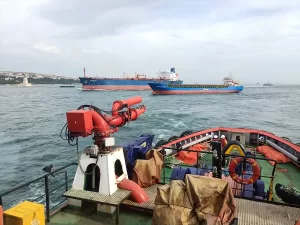 İSTANBUL (AA) – Üsküdar'daki Kız Kulesi açıklarında arızalanan 88 metre