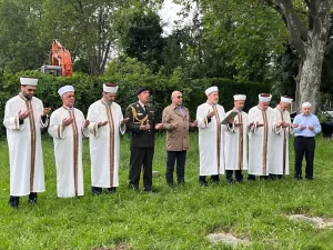 VİYANA (AA) – Avusturya'nın başkenti Viyana'daki Merkez Mezarlığı'nda, Galiçya şehitleri,