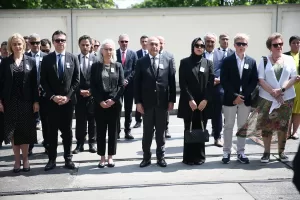 VİYANA (AA) – Türkiye'nin Viyana Büyükelçiliği önünde Ermeni terör örgütleri