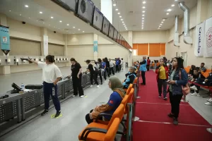 SAKARYA (AA) – Sakarya'da düzenlenen Wushu ve Atıcılık Okul Sporları