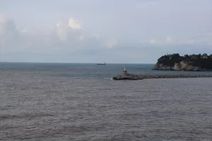 ZONGULDAK (AA) – Zonguldak'ta sağanağın ardından kıyıda denizin rengi kahverengiye