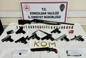 ZONGULDAK (AA) – Zonguldak'ta silah ticareti yaptığı iddiasıyla 8 şüpheli