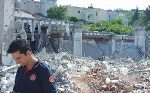 - Olayda yaralanan iki zabıta personeli ile bir köpek tarafından