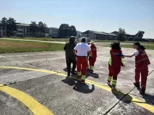 SARAYBOSNA (AA) – Bosna Hersek Savunma Bakanlığına bağlı helikopter, Srebrenitsa