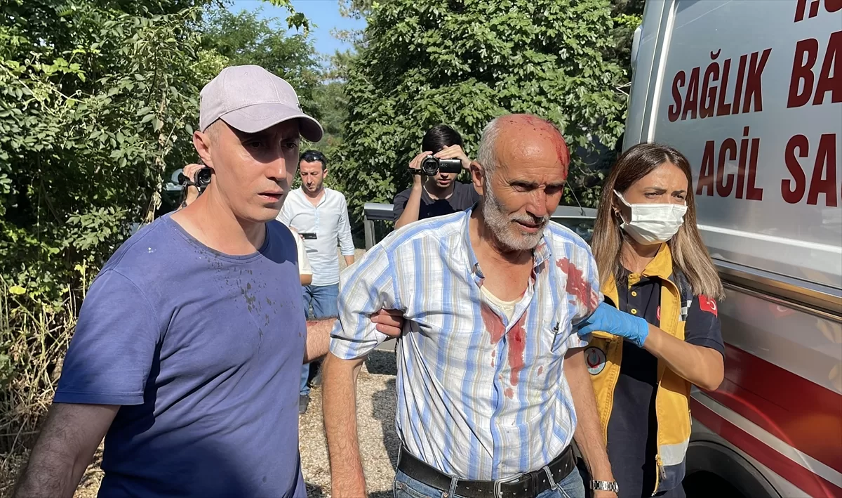 Bursa'da kayalıktan düşen kişi yaralandı