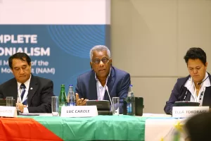 BAKÜ (AA) – Azerbaycan'da düzenlenen konferansta Fransa sömürgesi altında bulunan