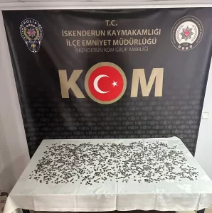 HATAY (AA) – Hatay'da tarihi eser kaçakçılığı operasyonunda 2 bin