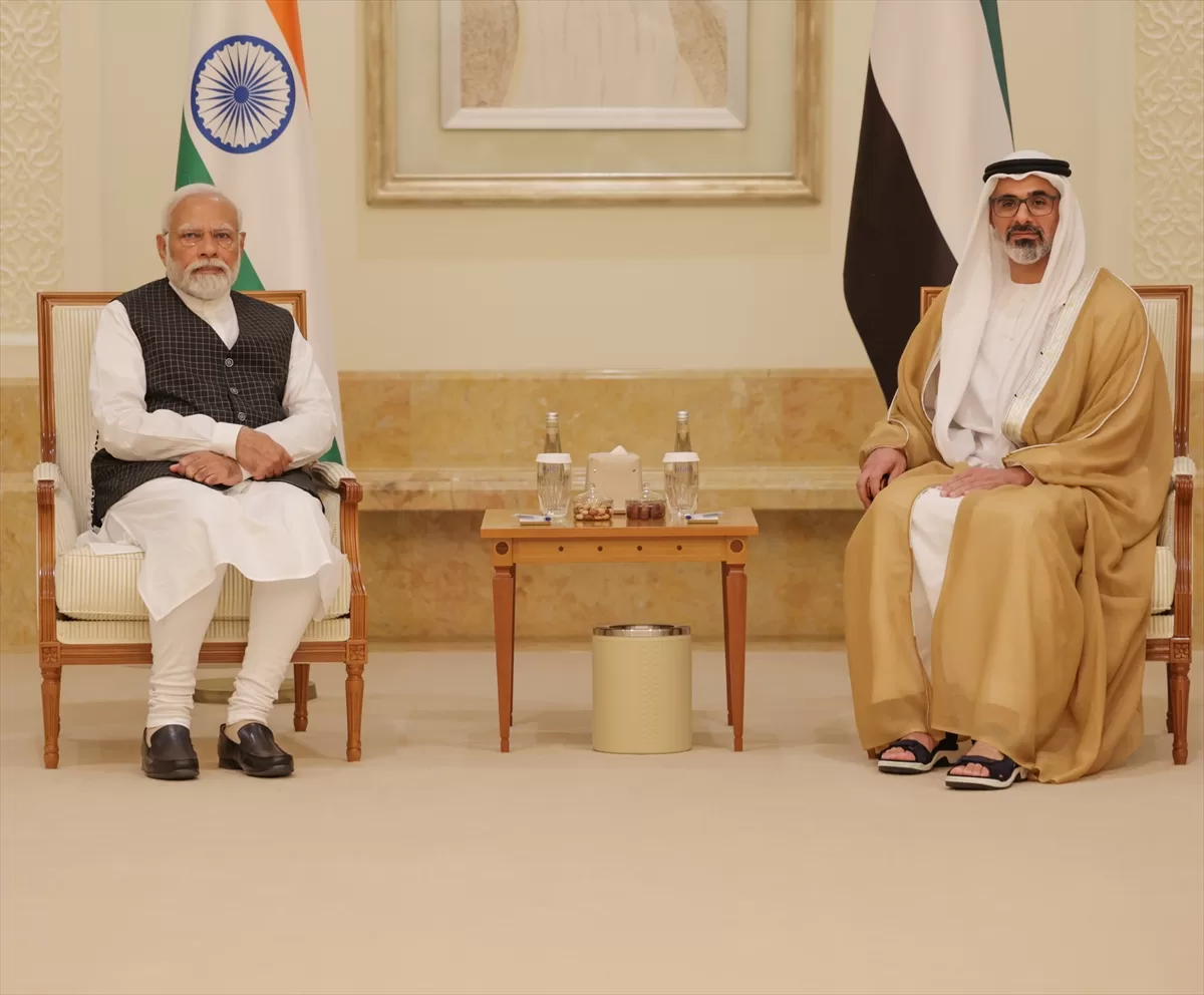 Hindistan Başbakanı, Abu Dabi'de BAE Devlet Başkanı ile “stratejik ortaklığı” görüştü