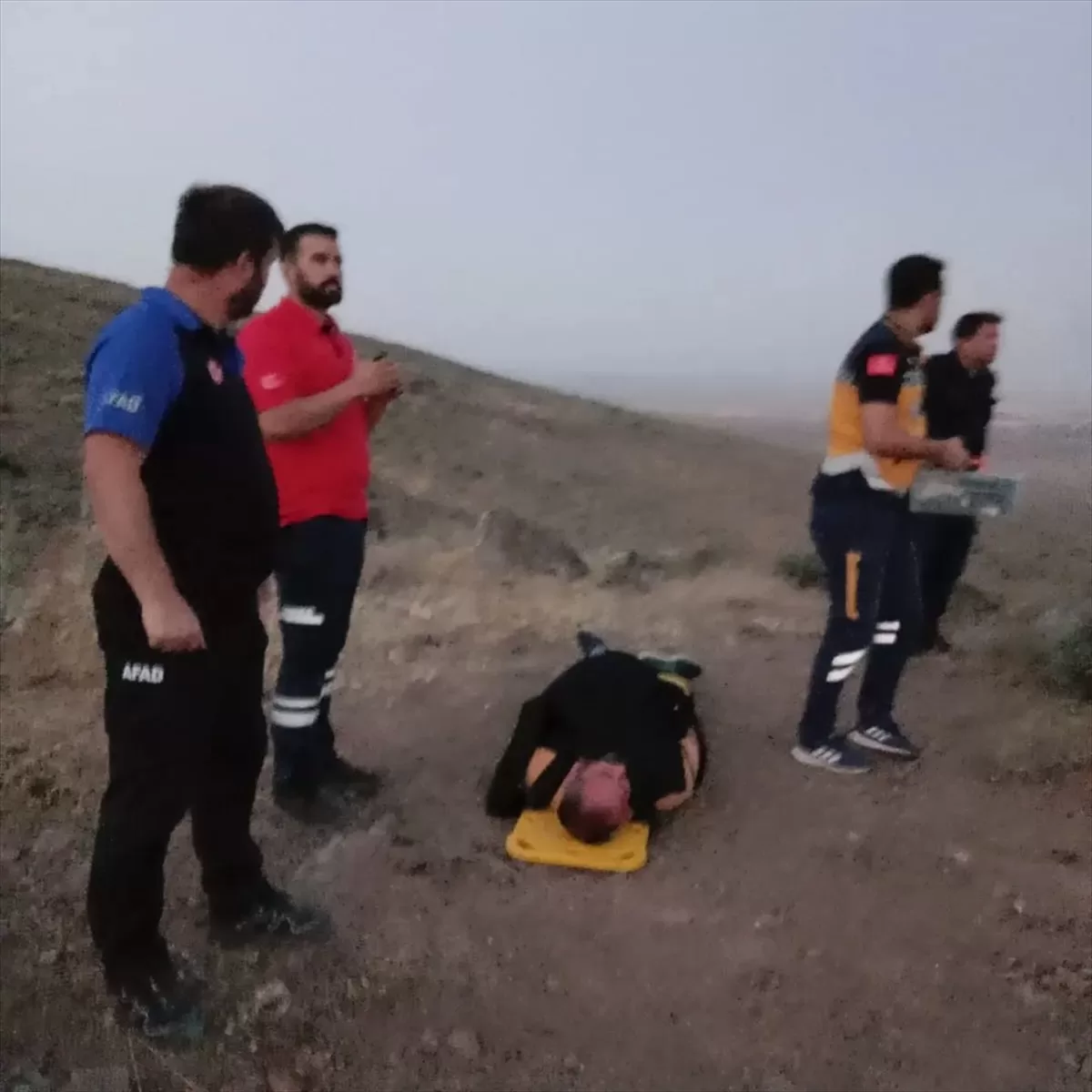 Konya'da dağlık alanda yaralanan kişi askeri helikopterle kurtarıldı