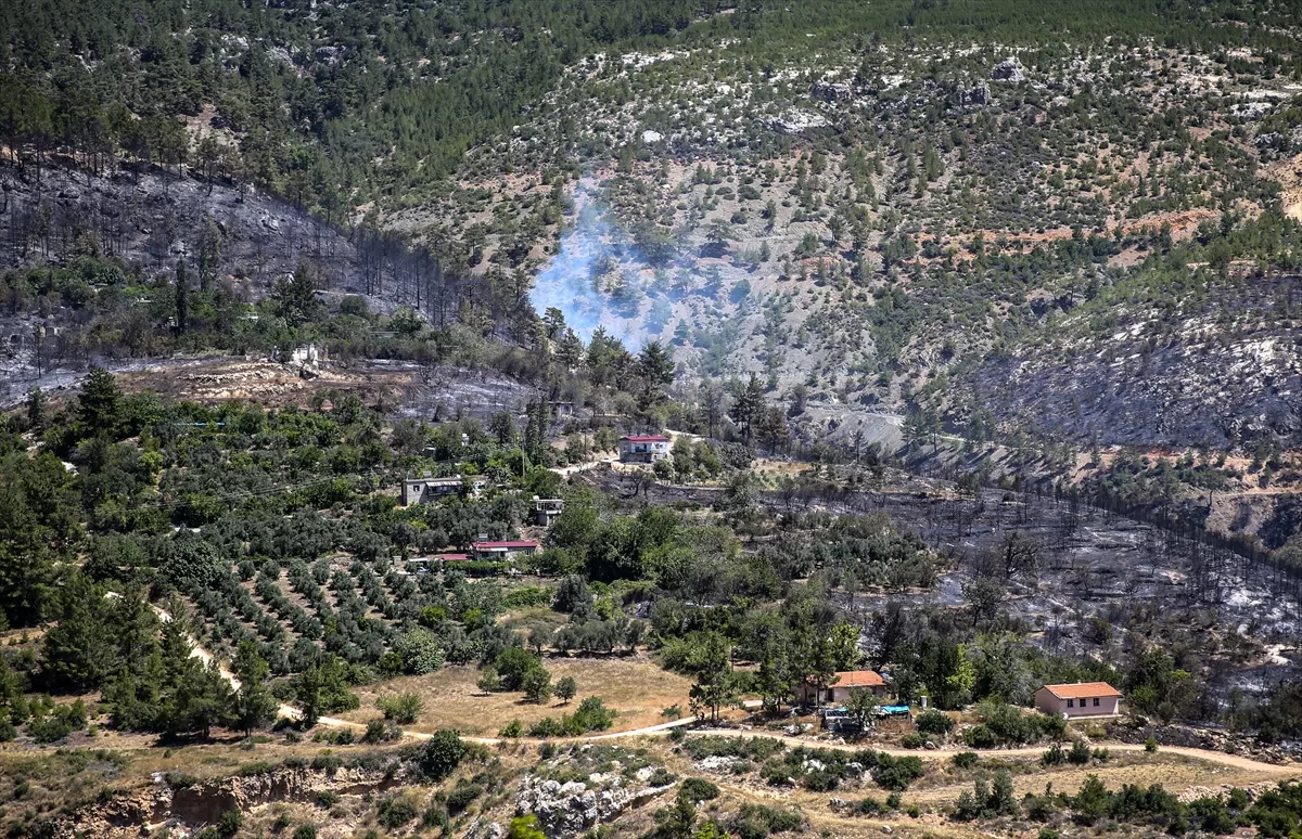 GÜNCELLEME 3 – Mersin Gülnar'daki orman yangını kontrol altına alındı