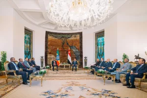 İSTANBUL (AA) – Mısır Cumhurbaşkanı Abdulfettah es-Sisi, Etiyopya Başbakanı Abiy