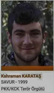 - Teröristlerden Mirza Sezek'in bir jandarma personeli ve 2 polisin