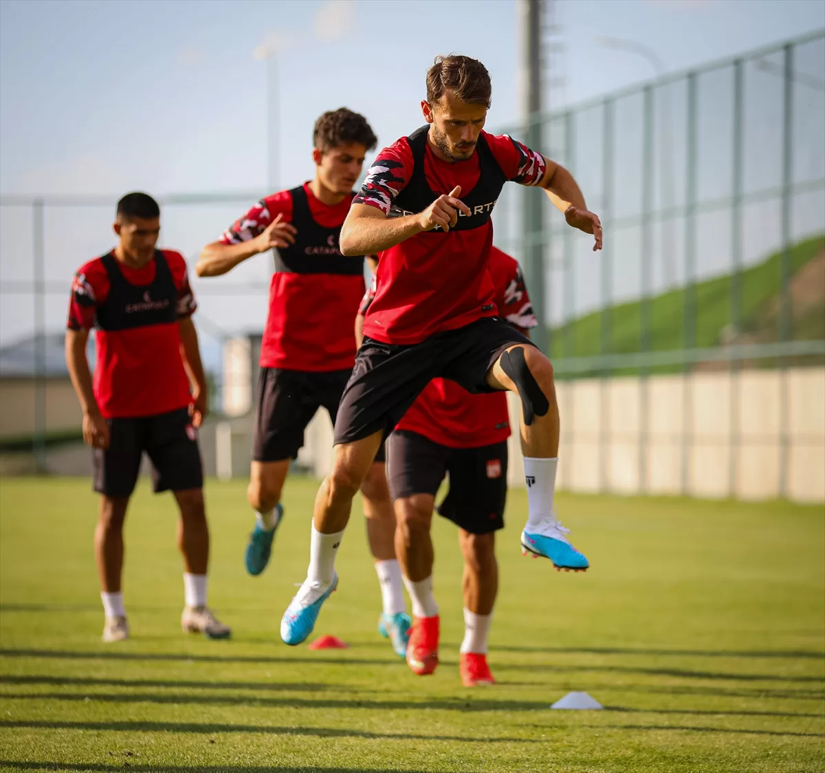 Sivasspor'un 2. etap kampı Erzurum'da devam ediyor