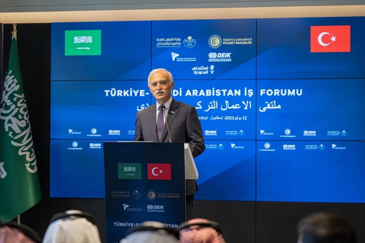 Ticaret Bakanı Bolat Türkiye-Suudi Arabistan İş Forumu'nda konuştu: