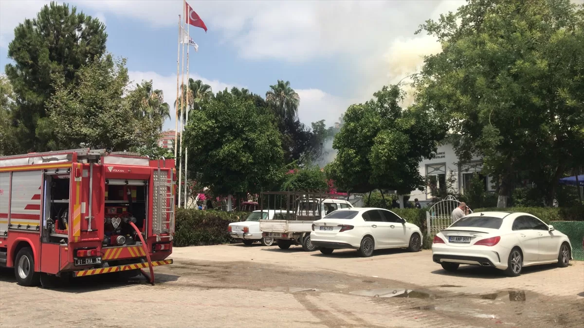 TSYD Adana Şubesi tesislerinde yangın çıktı