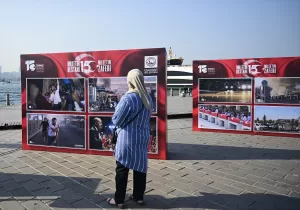 İSTANBUL (AA) – Üsküdar Meydanı'nda 15 Temmuz hain darbe girişimini