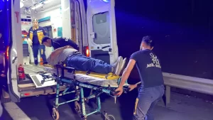 DÜZCE (AA) – Anadolu Otoyolu'nun Düzce kesiminde 4 aracın karıştığı