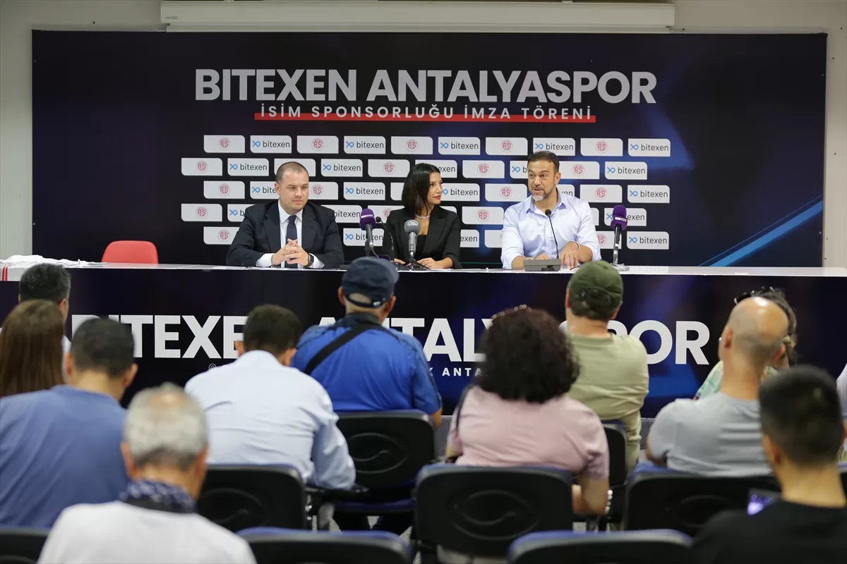 Antalyaspor, Bitexen ile sponsorluk anlaşması imzaladı