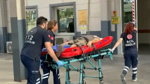 AYDIN (AA) – Aydın'da çalıştığı iş yerinde üzerine MDF levha