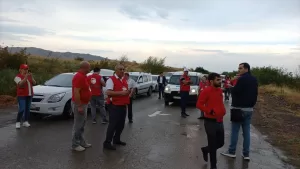 BAKÜ (AA) – Azerbaycan Kızılayının, Karabağ'da yaşayan Ermeniler için gönderdiği