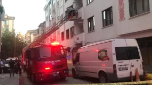 BİLECİK (AA) – Bilecik'te bir binanın elektrik panosunda çıkan yangında