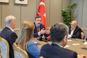 ANKARA (AA) – Cumhurbaşkanı Yardımcısı Cevdet Yılmaz, "Büyüyen ekonominin nimetlerini