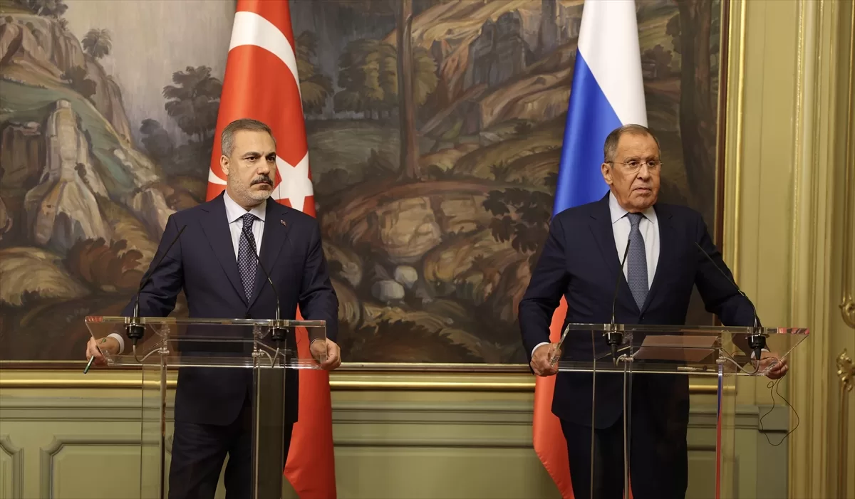 Dışişleri Bakanı Fidan, Rus mevkidaşı Lavrov ile ortak basın toplantısında konuştu: (1)