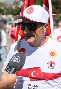 ANKARA (AA) – Duatepe'den başlayan Cumhuriyet'in 100. Yılında 100 Kilometrelik