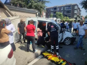 - Kaza anı güvenlik kamerasınca kaydedildi