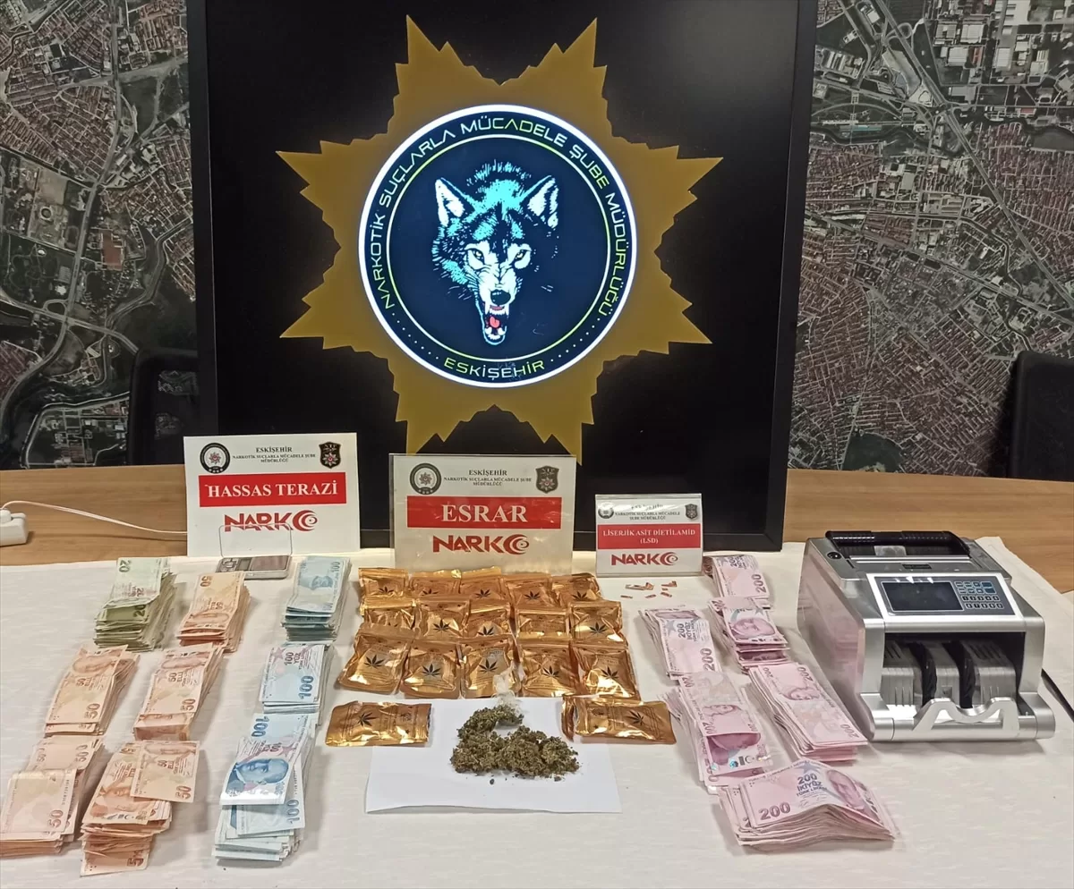 Eskişehir'de düzenlenen uyuşturucu operasyonunda 2 şüpheli tutuklandı