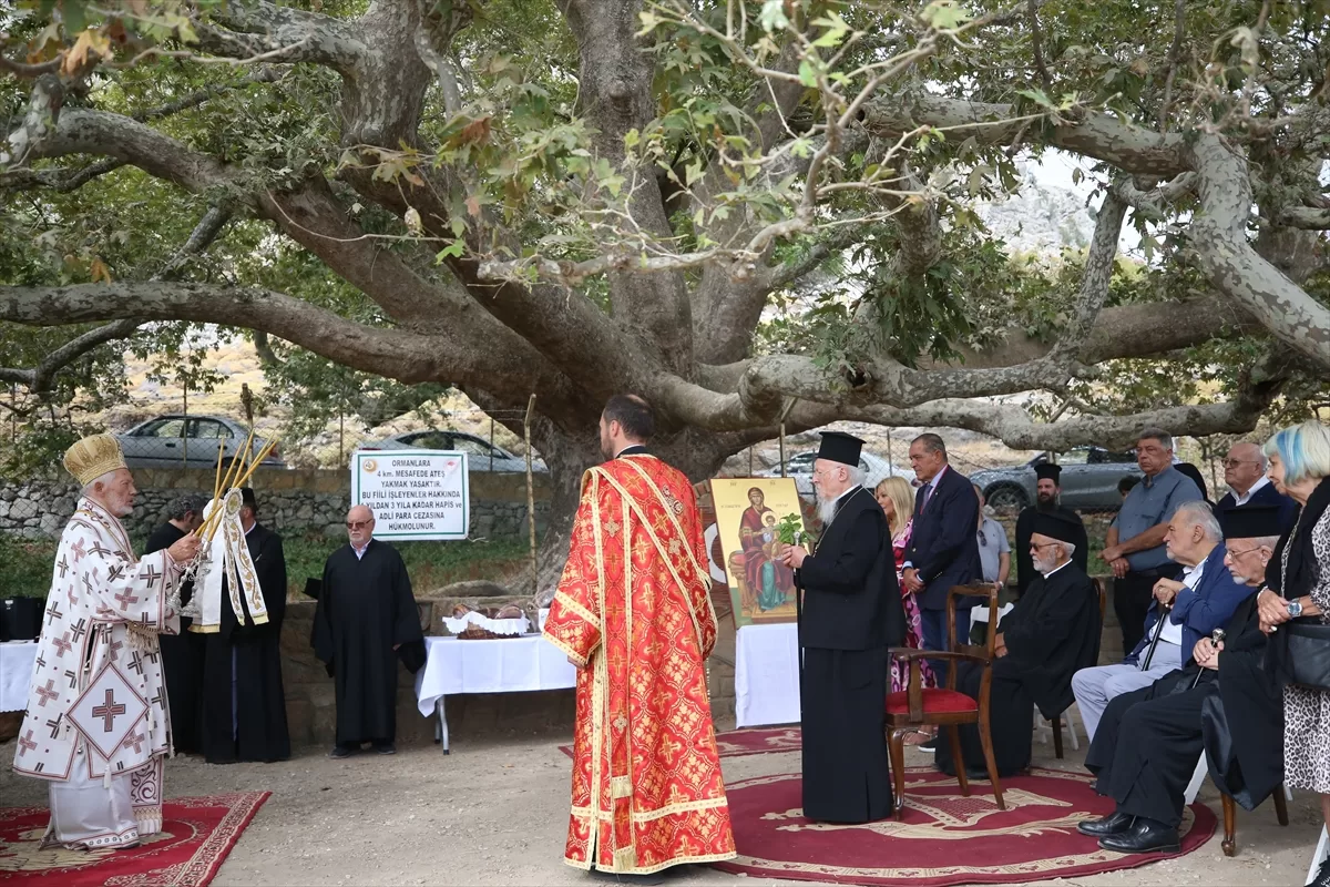 Fener Rum Patriği Bartholomeos, Gökçeada'da ayine katıldı