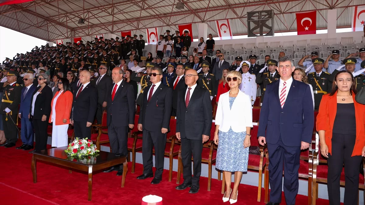 KKTC'de 30 Ağustos Zafer Bayramı ve Türk Silahlı Kuvvetleri Günü törenlerle kutlandı