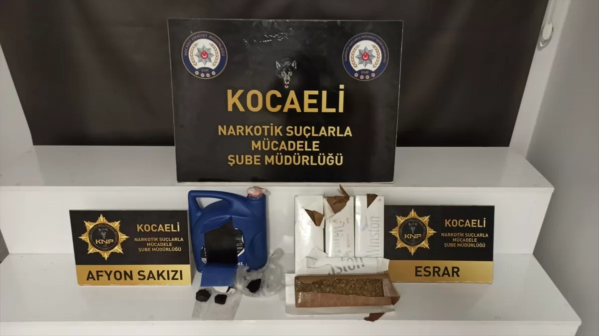 Kocaeli'de tırda 8,5 kilogram uyuşturucu ele geçirildi