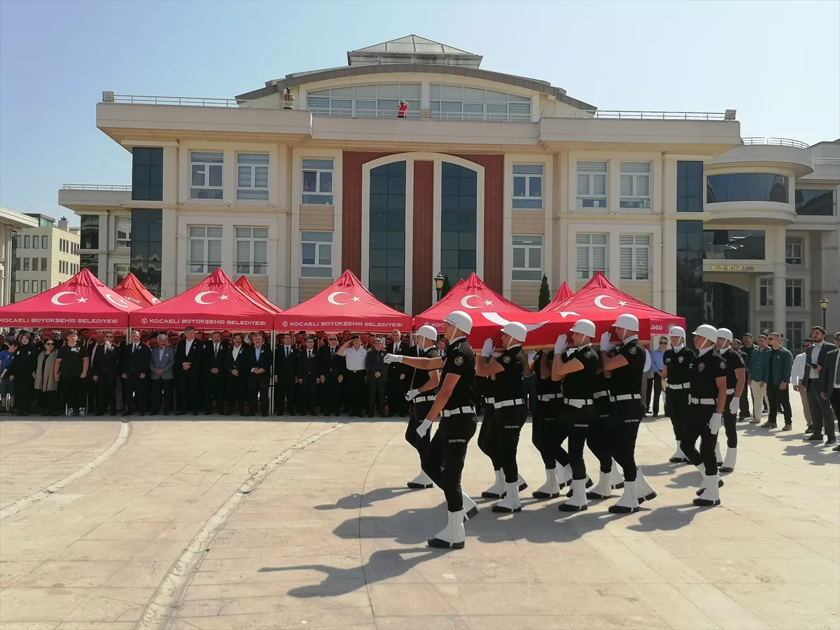 Kocaeli'de vefat eden Gölcük Kaymakamı Yusuf Özdemir için tören düzenlendi