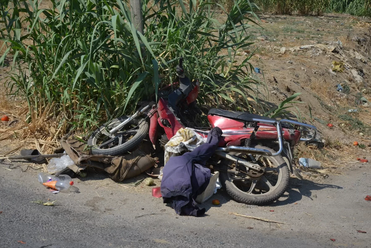 Manisa'da otomobille çarpışan motosikletin sürücüsü öldü