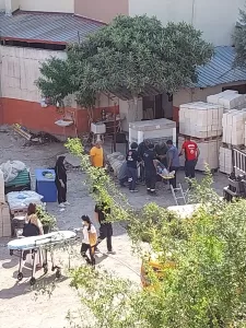 MERSİN (AA) – Mersin'in Tarsus ilçesinde, inşaat alanındaki sondaj çukuruna