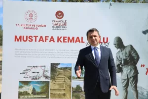 ÇANAKKALE (AA) – Türkiye Cumhuriyetinin Kurucusu Büyük Önder Gazi Mustafa
