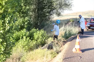 SİVAS (AA) – Sivas'ın Yıldızeli ilçesinde park halindeki otomobilin içinde