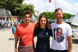 TEKİRDAĞ (AA) – Tekirdağlı milli yelkenciler Meriç Erdağlı ve Zülal
