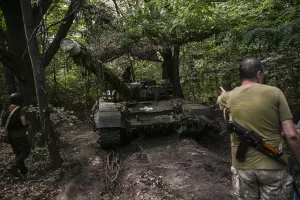HARKİV (AA) – Ukrayna ordusunun tank birlikleri, Harkiv bölgesinde Rus