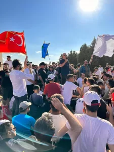 ÇANAKKALE (AA) – Zafer Partisi Genel Başkanı Ümit Özdağ, Anafartalar